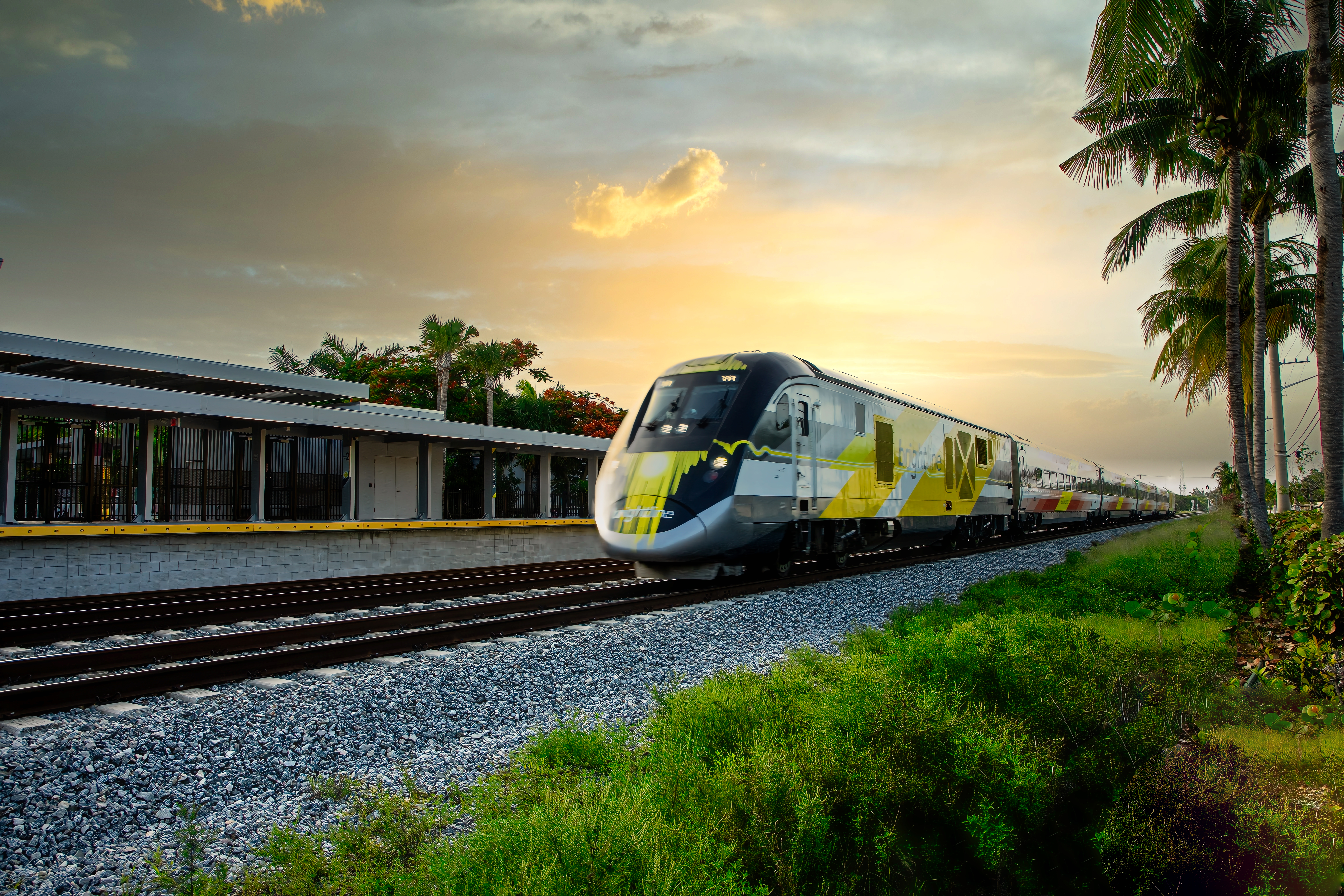 brightlline in boca station