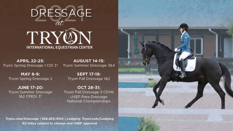 Tryon International Equestrian Center dressage shows